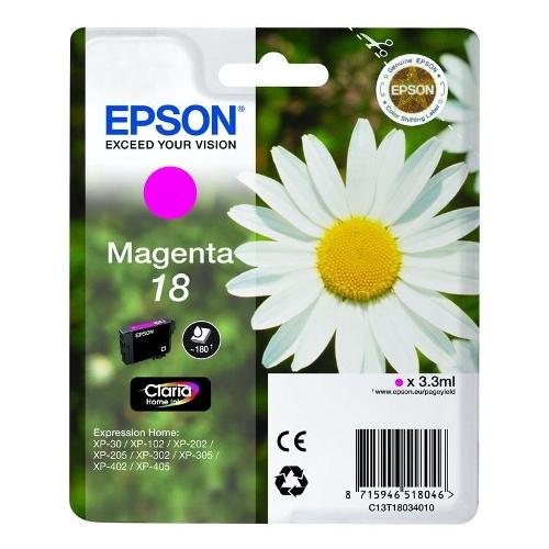 Epson Cartuccia stampante Serie Margherita Magenta CLARIA T18 C13T18034020