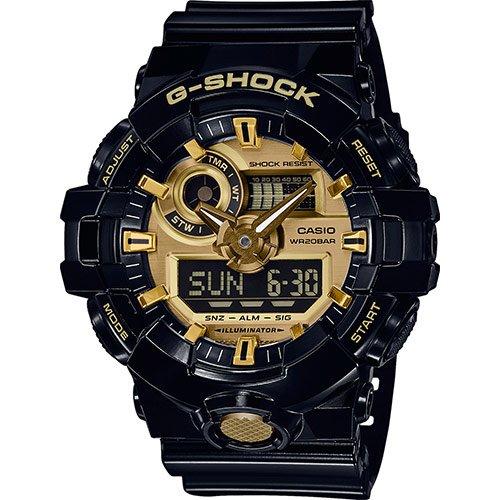 Casio Orologio G SHOCK Black e Gold GA 710GB 1AER