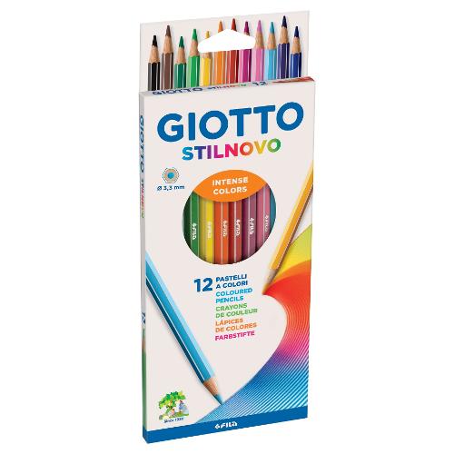 Matite colorate classiche 12 pz GIOTTO Stilnovo Colori assortiti