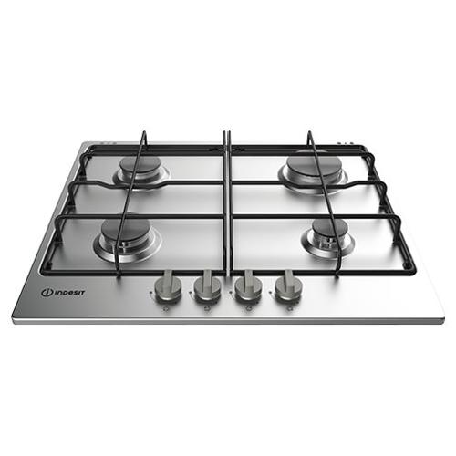 Indesit Piano cottura gas 4 zone Thp 642 Ix I Inox (60cm) F100653