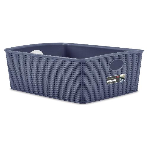 Stefanplast Cestino ELEGANCE High Navy (36x29x13cm) 30994