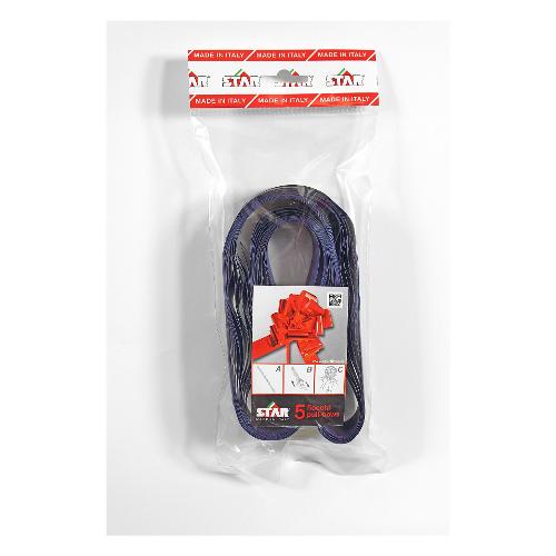 Star Fiocchi regalo a nastro Rapid (13cm) 5 pz Blu 0144