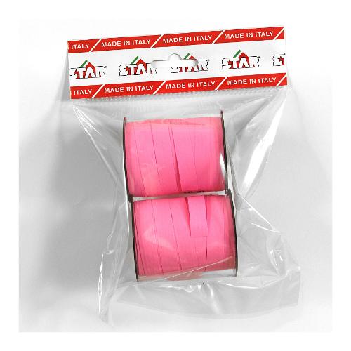 Star Nastro regalo Rocchetto Rosa 1cm x 10m 2 pz