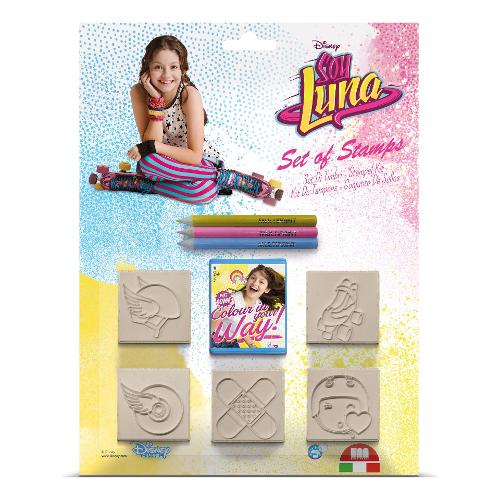Multiprint Set timbri bambini 5 pz con colori SOY LUNA 05944