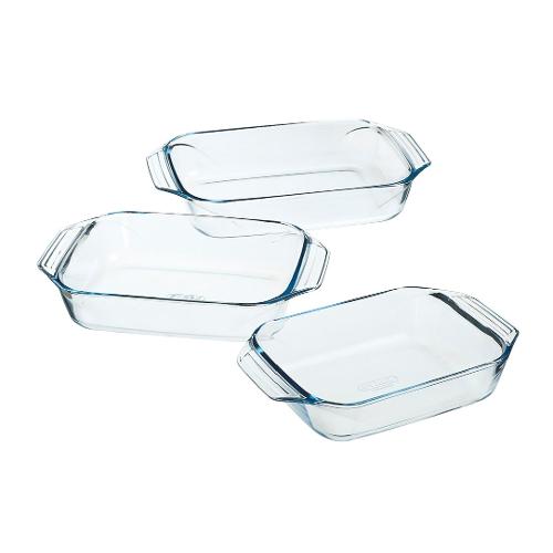 Pyrex Set pirofile Vetro 3 pz 912S734 7043