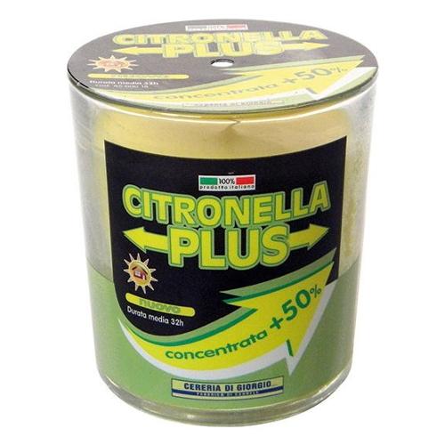 Cereria Di Giorgio Candela citronella Plus Bicchiere PU00601
