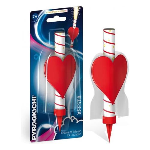 Cereria Di Giorgio Candela compleanno Cuore Fontana Mix PYROGIOCHI 41127