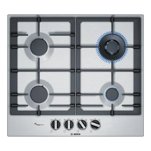 Bosch Piano cottura gas 4 zone SERIE 6 Pch6A5B90 Flameselect Inox (60cm)