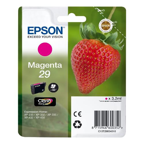 Epson Cartuccia stampante Serie Fragole Magenta CLARIA T29 C13T29834020