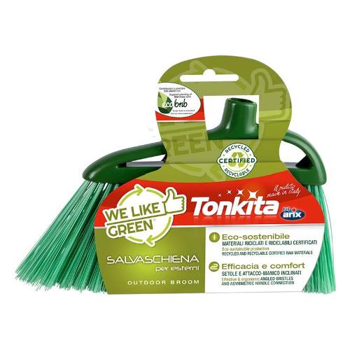Tonkita Scopa Salvaschiena per esterni WE LIKE GREEN TK672