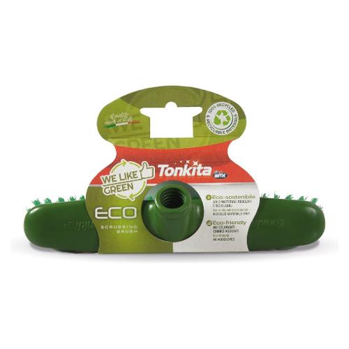 Tonkita kit lavapavimenti eco,secchio 13lt,strizzatore plastica  eco,spazzolone plastica eco,manico 4pz componibile,panno pavimento microf  eco 50x45