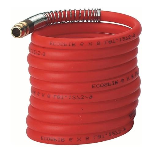 Tubo compressore spiralato con raccordi Rosso 8 x 8000 mm 4139420