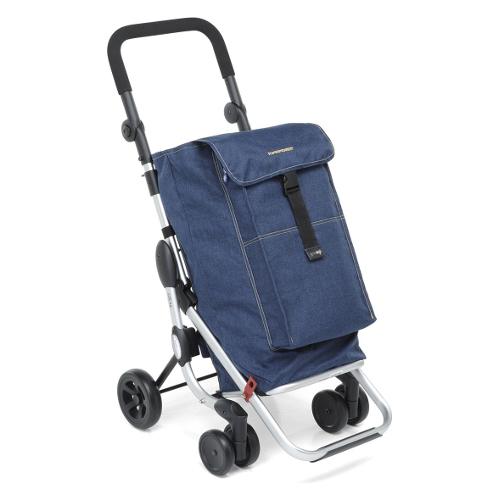 Foppapedretti Carrello spesa (38L) GO UP Blue jeans (48x40x110 cm) 9702001100