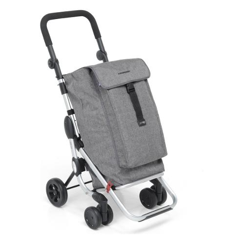 Gimi Easy Carrello Trolley Spesa Portaspesa Rosso