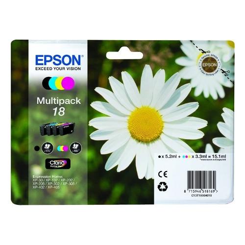 Epson Set cartucce stampante Serie Margherita CLARIA Multipack T18 C13T18064022