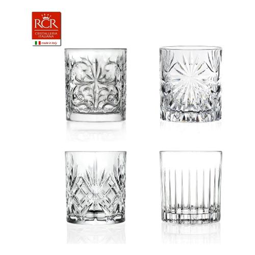 Rcr Set bicchieri Dof 4 pz MIXOLOGY Trasparente assortito 262490