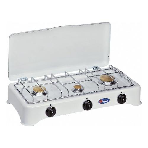 Cf Parker Fornello 3 zone cottura GPL Bianco 5327C (58,5x27,5x12,5cm)