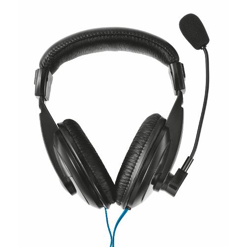 Trust Cuffie microfono filo QUASAR Headset for PC and laptop Black 21661