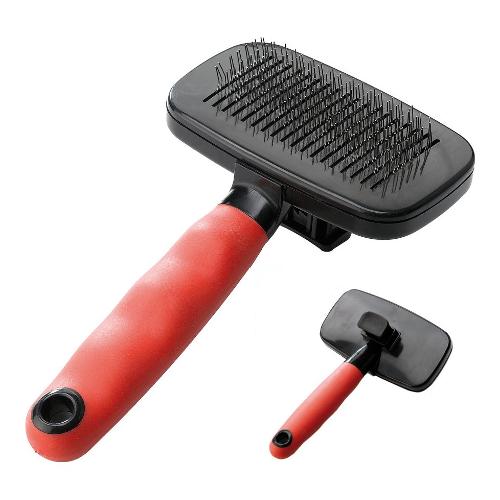 Ferplast Spazzola cardatore per cani e gatti Medium Nero e Rosso 85955899