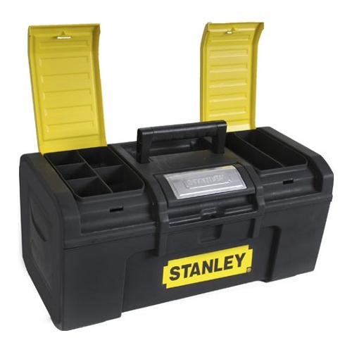 Cassetta per attrezzi ESSENTIAL Con Organizer Nero e Giallo 41 x