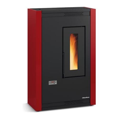 Extraflame Stufa pellet 4kW LUISELLA Bordeaux 4 stelle Classe A+ 1282700