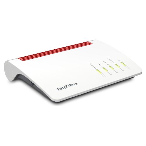 Avm Modem router FRITZ!BOX 7590 Wifi Mesh Dual Band Bianco e Rosso 20002804