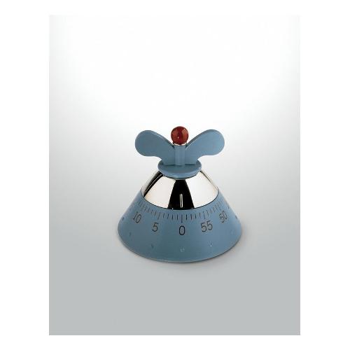 Alessi Timer cucina (10,5x9cm) 60 minuti KITCHEN Azzurro A09