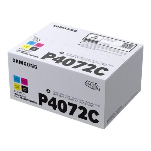 Samsung Set toner Nero/Ciano/Magenta/Giallo Clt P4072C 4 Pack SU382A