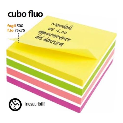 Mitama Notes adesivi Stacca & Attacca 500 ff (7,5x7,5cm) STICK IT Multicolor