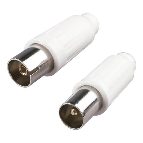 Poly Pool Connettore antenna Set Adattatori per Cavo Coassiale White PP0595