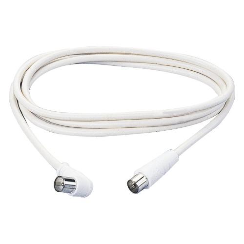 Poly Pool Cavo antenna Cable Tv 90 White 1,5m PP0619