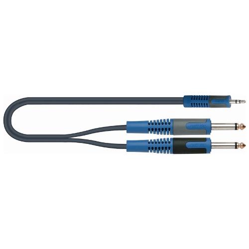 Quiklok Cavo adattatore ROK SOLID SERIES Audio Rksa 140 2 Jack Jack Black 2m 30 00287