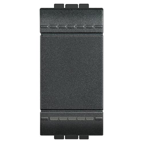 Bticino Modulo pulsante unipolare incasso Antracite serie Living 10A SL4005