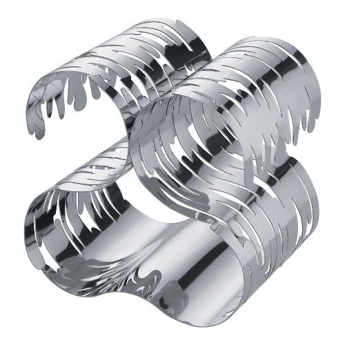 Alessi Porta bottiglie 4 posti BARKCELLAR Acciaio lucido BM03