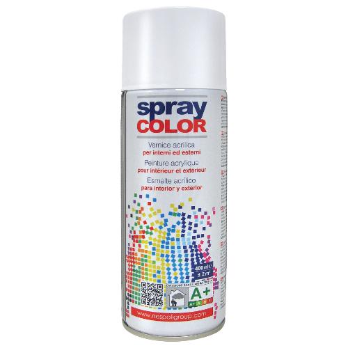 Nespoli Smalto spray satinato rapido SPRAYCOLOR bianco ral 9010 bomboletta 400 ml N764B37102