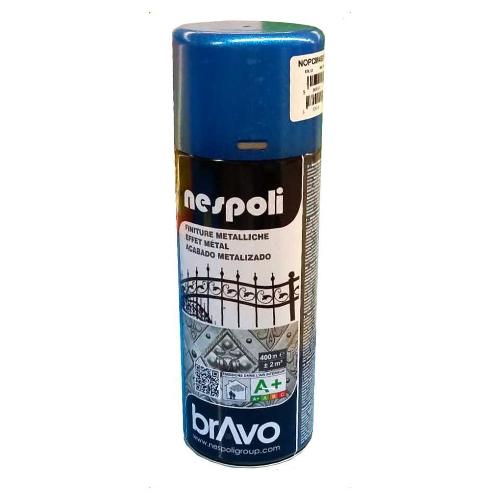 Nespoli Smalto spray metallizzato BRAVO blu bomboletta 400 ml N0PCM45019