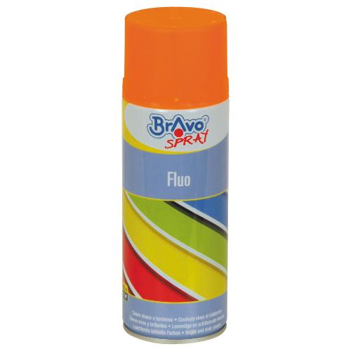Nespoli Smalto spray effetto fluorescente BRAVO arancio bomboletta 400 ml N0PCF42002