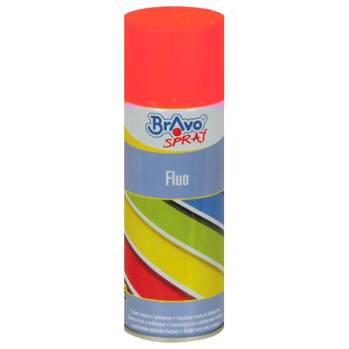 Nespoli Smalto spray effetto fluorescente BRAVO rosso bomboletta 400 ml N0PCF43000