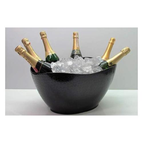 Mc Ristorazione Secchiello portaghiaccio Plastica San (47x30x24cm) spumantiera ROYAL Nero 6982
