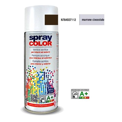 Nespoli Smalto spray lucido rapido SPRAYCOLOR cioccolato ral 8017 bomboletta 400 ml N764B371112