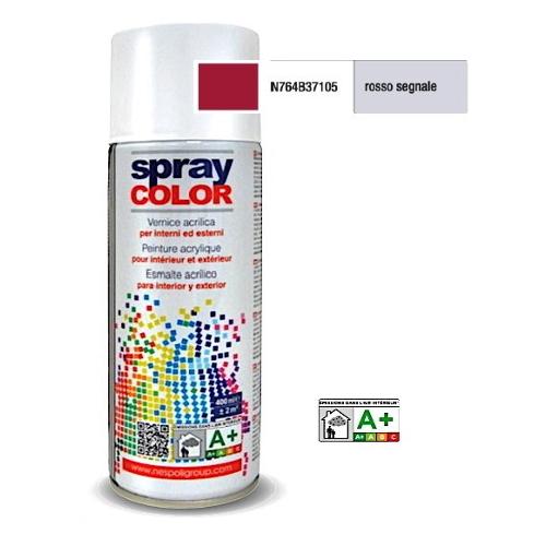 Nespoli Smalto spray lucido rapido SPRAYCOLOR rosso segnale ral 3001 bomboletta 400 ml N764B37105