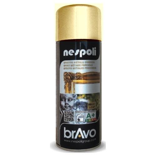 Nespoli Smalto spray brillante rapido BRAVO oro bomboletta 400 ml N0PCA40098