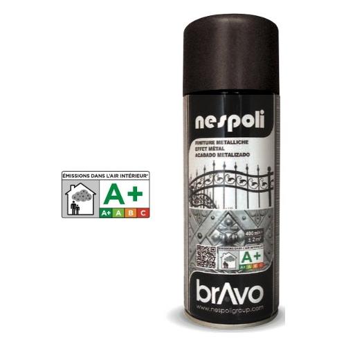 Nespoli Smalto spray metallizzato BRAVO nero bomboletta 400 ml N0PCM49005