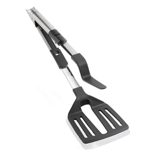 Leifheit Pinza cucina 2 in 1 Inox PROLINE Nero e Cromo 03089