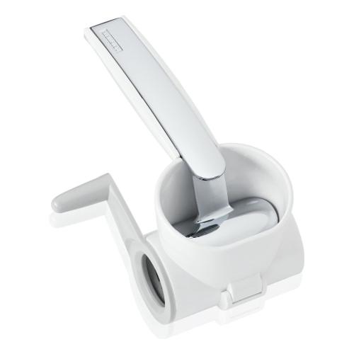 Leifheit Grattugia con manovella Plastica CONFORTLINE Bianco 03148
