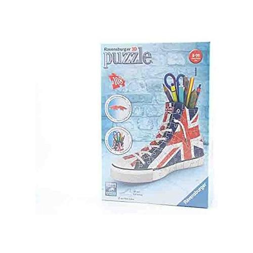 Ravensburger Puzzle 108 pz Portapenne Union Jack 8a+ (21,4x13,5cm) 3D 11222