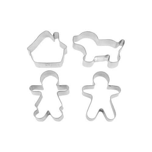 Gp & Me Formine biscotti 4 pz Famiglia LA DOLCETTERIA Cromato 5286