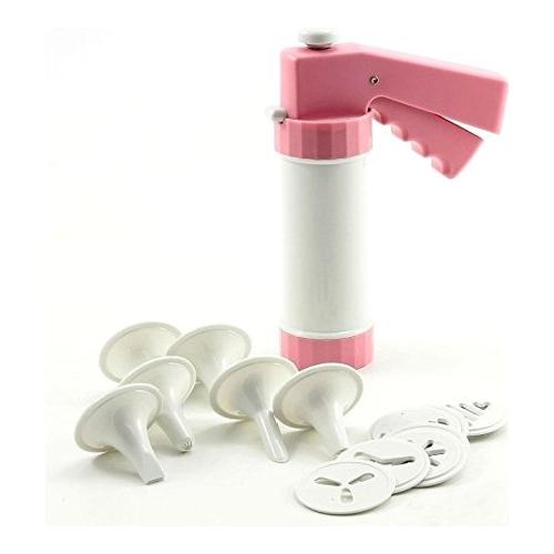 Stampo biscotti Cookie Gun Pistola Siringa LA DOLCETTERIA Bianco e Rosa 5209