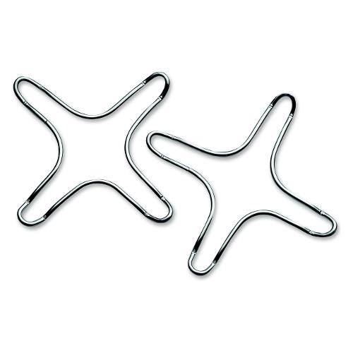 Ghidini Cipriano Set riduttori fornello 2 pz DAILY Cromo lucido 0143