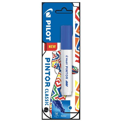 Pilot Pennarello indelebile Blu tratto Medio - 1,4 mm PINTOR 3802227